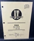 USED I&T SHOP SERVICE REPAIR MANUAL TRACTOR FORD FO-37 8000 8600 8700 9000 9600