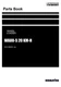 Komatsu WA80-5 20 km-h Wheel Loader Parts Catalog Manual SN H50051-Up