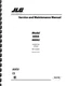 JLG 600A 600AJ Boom Lift S/N 0300177361 & later SERVICE & MAINTENANCE  MANUAL