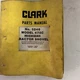 Clark 475c Michigan Tractor Shovel # 3246 Parts Manual 
