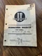 I&T Shop Service Manual IH-25. Well Used, A Little Greasy. For Tractors 460, 560