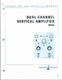 Original Hewlett Packard Dual Channel Vertical Amplifier 1801A Op&Service Manual