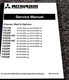 Mitsubishi FD30K Forklift CHASSIS MAST & OPTIONS Service Repair Manual 35001-Up