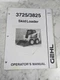 GEHL SKID STEER LOADER SL 3725 3825 OPERATORS SERVICE MANUAL 906376