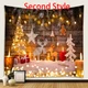 Christmas Tree Stars Photography Backdrops Tapestry Cloth For Living Room Decor
