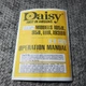 Daisy BB Gun Operation Manual 105B 95B 111B 1938B Airgun Guide Vintage