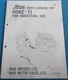 HINO H06C-TI INDUSTRIAL ENGINE PARTS MANUAL BOOK CATALOG