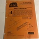 Rhino 350 Rear Blade 35LR landscape Rake 2005 Parts Manual