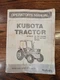 Genuine Kubota Tractor M4950 M5950 M6950 M7950 M8950 Operator's Manual