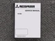 Mitsubishi FG18N Forklift Lift Truck Shop Service Repair Manual