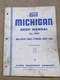 Clark Michigan RDS-35000 Series Steering Drive Axle Shop Manual No. 1997