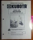 Kubota 4540 Backhoe for L3350 L3750 L4150 Tractor Operator Manual 70000-70253 85