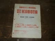 Kubota 1200 Loader For L-245DT  L-285 Tractors Owner Operator Maintenance Manual