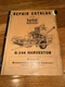 Repair Catalog R-1166 for Minneapolis-Moline~Harvestor G-144