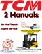 TCM FG40N7 FORKLIFT SERVICE ENGINE REPAIR SHOP MANUAL PDF ON USB
