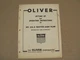 Oliver Setting Up No. 316-A Tractor Gang Plow Owners/Operators Manual Vintage
