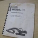 KOBELCO SK220 LC III EXCAVATOR Operator Maintenance Manual Owner Crawler guide