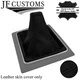 BLACK STITCH LEATHER MANUAL GEAR GAITER COVER FITS CADILLAC CTS V 04-07