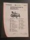 Simplicity Agco Broadmoor Owners Manual for 1600 & 2600 Series Lawn Tractor 16HP