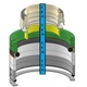 YF01V00001R300 Boom Cylinder Seal Kit Fits Kobelco SK235SR-2