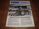 Vintage Ford Rear-Mount Finishing Mowers AD-2672 Brochure
