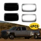 4x For GMC Sierra 2500 HD 3500HD White LED Fender Side Marker Light 2015-23 EAW