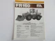 Fiat Allis FR160 Wheel Loader Brochure 4 Page