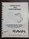 Kubota 47" Rotary Broom GF5226 Operator's Manual Part # 7006003114