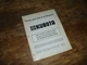 Kubota B/L2563 Two Stage Snowblower Parts Catalog Shop Service Repair Manual xz
