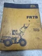 Fiat Allis FR7B Service Manual Complete Set