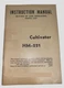 USED OLD STOCK INSTRUCTION MANUAL FOR MCCORMICK CULTIVATOR HM-221 REF#61725-1059