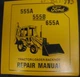 Ford 555A, 555B and 655A Tractor Loader Backhoe (TLB) Service Repair Manual 