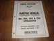 Avco New Idea No. 352, 353, & 354 Spreaders Repair Parts List No. S-64 986429