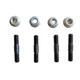 4* Studs Bolts turbo install W/ Nuts MOUNTING For ISC 8.3C ISL QSC QSL cummins