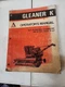 Allis-Chalmers Gleaner K Combine Operator's Manual No. 14601 & Up Farm Mechanic