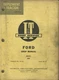 I&T FORD IMPLEMENT TRACTOR Series 6000 No. FO-14 Shop Manual