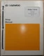 DAEWOO SOLAR 170-III EXCAVATOR SERVICE SHOP REPAIR WORKSHOP MANUAL S/N 0001-UP