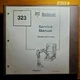 Bobcat 323 Excavator S/N 562411001- Service Manual 6903380 with revs to 12/05