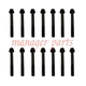 14PCS Cylinder Head Bolt Fit For Kubota Front-Mount Tractor GF1800, GF1800E