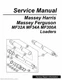 Massey-Ferguson Model MF32A MF34A MF300A Loader Service Manual
