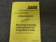 Case CX130 CX160 CX210 CX240 CX290 CX330 Excavator Machine Moving Instructions