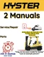 HYSTER FORKLIFT (D004) S3.50XL SERVICE REPAIR SHOP PARTS MANUAL PDF ON USB