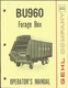 GEHL COMPANY FORAGE BOX BU960 Form No. 902995 Tractor Operator's Manual