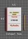 Kubota B7800HSD &mdash; ALL PRODUCT INDEX Manual Guide &mdash; 292 Pages &mdash; Half Size 5.5x8.5