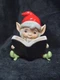 Vintage Homco Ceramic Christmas Elf Figurine Elves #5406 Book B104 