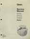 ONAN B43E, B43G AND B48G ENGINE SERVICE  MANUAL