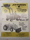 JOHNSON WORK HORSE LOADER MANUAL PARTS MODEL 20 S KUBOTA L-175 L-225 TRACTOR