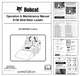 Bobcat S100 Skid Steer Loader Operation and Maintenance Manual AB6420001 and ...
