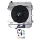 Aluminum Radiator w/ Shroud Fan for GMC Pickup 1955-1959 RAD5559 3-Row
