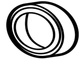90311-95013 Toyota Seal, engine rear oil 9031195013, New Genuine OEM Part